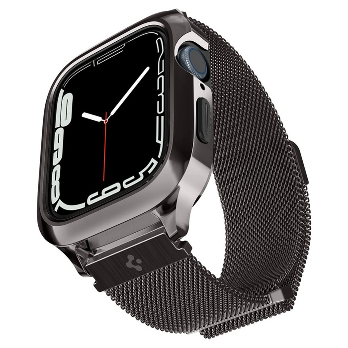 Spigen METAL FIT "PRO" Apple Watch 7 / 8 (45 MM) GRAPHITE - Shop Spigen.pl