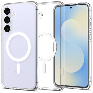 ETUI SPIGEN SAMSUNG GALAXY S25 FE ULTRA HYBRID MAG MAGSAFE CLEAR/WHITE