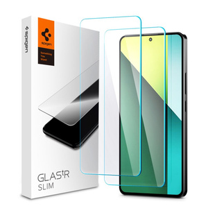Загартоване скло Spigen GLAS.TR SLIM 2PACK XIAOMI REDMI NOTE 13 PRO 5G ПРОЗОРИЙ