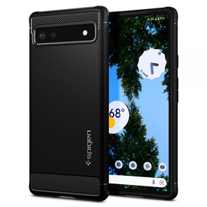 Spigen Rugged Armor Google Pixel 6a MATTE Etui BLACK