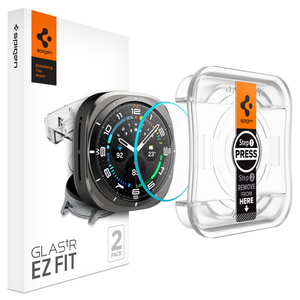 Verre trempé Spigen GLAS.TR "EZ-FIT" Galaxy Watch 2-PACK ULTRA (47 MM) CLAIR