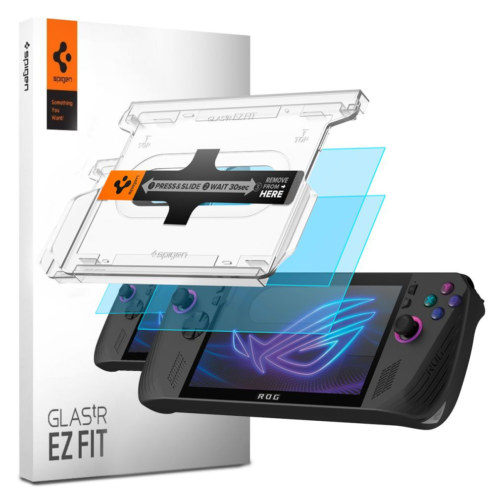 SPIGEN TEMPERED GLASS ASUS ROG ALLY X “EZ FIT” 2-PACK
