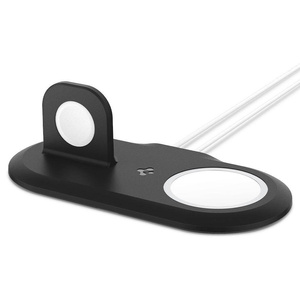 Spigen MagFIT DUO Apple MagSafe & Apple Watch ПІДСТАВКА ДЛЯ ЗАРЯДНОГО ПРИСТРОЮ ЧОРНА