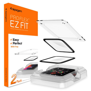 Szkło Гібридний Spigen Apple Watch 4 / 5 / 6 / SE 40 MM Proflex "ez Fit"
