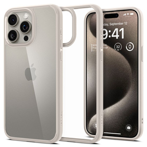 Корпус Spigen Ultra Hybrid iPhone 15 Pro Натуральний титан