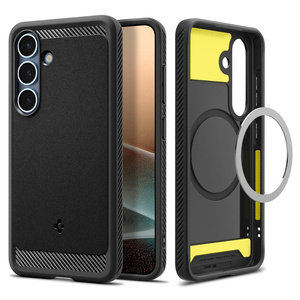 Case Spigen Rugged Armor Mag MagSafe GALAXY S25 MATTE BLACK