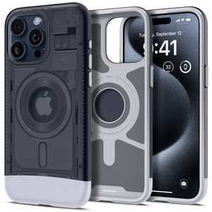 Корпус iPhone 15 Pro Max Spigen Classic C1 Mag MagSafe Graphite Case