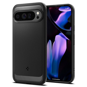 Spigen Rugged Armor MATTE GOOGLE PIXEL 9 PRO XL SCHWARZ