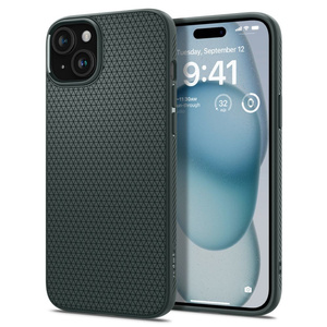 Hülle Spigen Liquid Air iPhone 15 Abyss Grün Case
