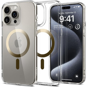 Etui Spigen Ultra Hybrid Mag MagSafe iPhone 15 Pro Gold Case