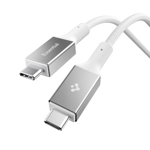 Spigen EB10010CC CABLE ESENCIAL TIPO-C 100W 100CM BLANCO