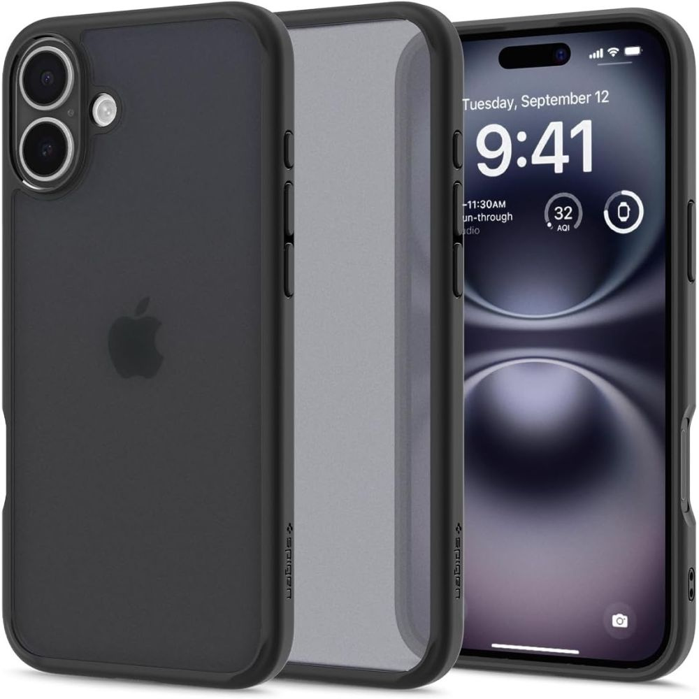 iPhone 16 Spigen Ultra Hybrid Frost Black Case - Shop Spigen.pl