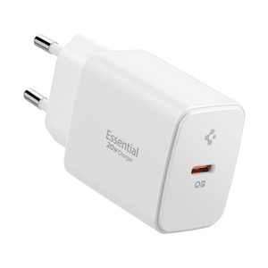 SPIGEN ESSENTIAL EE201EU 1-PORT NETZWERKLADGERÄT 20W WEISS