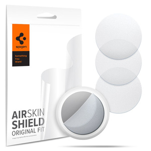 Spigen Airskin 4-Set Apple Airtag Folia Hydrogel MATTE Clear