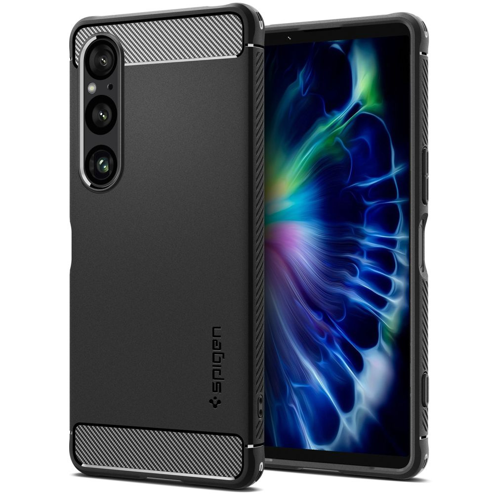 Coque Pour Sony Xperia 10 VII - Housse Etui Silicone Gel Fine + Verre Trempe - NOIR - Téléphonie