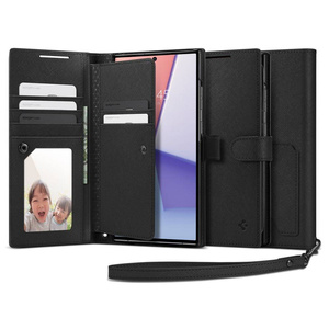 Etui Spigen Гаманець "s" Plus Galaxy S23 Ultra Black Case
