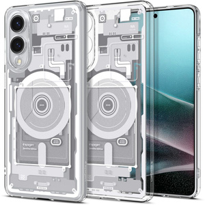 ETUI SPIGEN SAMSUNG GALAXY S25 EDGE ULTRA HYBRID MAG MAGSAFE ZERO ONE WHITE