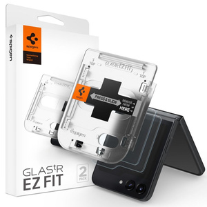 Загартоване скло Spigen GLAS.TR "EZ FIT" 2 PACK GALAXY Z Flip 5 ПРОЗОРИЙ