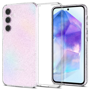 Case Funda Spigen Liquid Crystal Samsung Galaxy A55 5g con Glitter y cristal