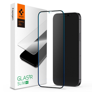Szkło hartowane Spigen iPhone 12 Pro Max Glass Fc Black