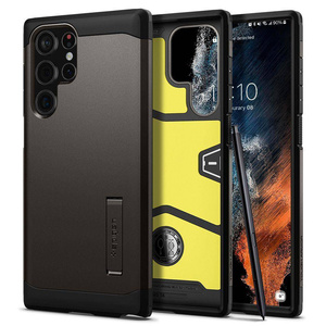 Hülle Spigen Tough Armor GALAXY S22 ULTRA GUNMETAL