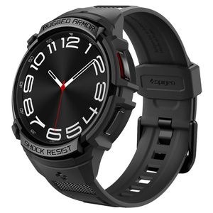 Корпус Spigen Rugged Armor "pro" Galaxy Watch 6 Classic (43 мм) MATTE Чорний Case