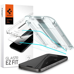 Загартоване скло Spigen Glas.tr "ez Fit" 2 упаковки iPhone 15 Pro Clear