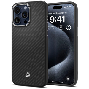 Корпус Spigen Mag MagSafe iPhone MATTE Enzo Aramid 15 Pro Max Black Case