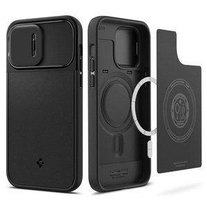Etui Spigen IPhone 14 PRO MAX OPTIK Armor Mag MagSafe ЧОРНИЙ