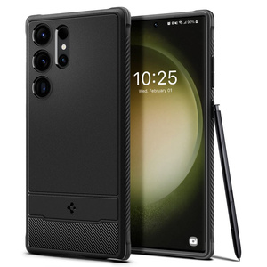 Hülle Spigen Rugged Armor GALAXY S23 ULTRA MATTE SCHWARZ