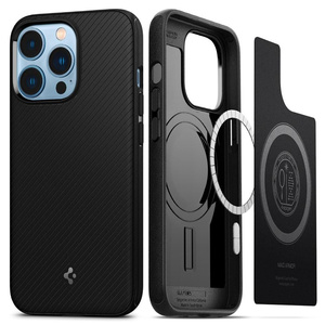 Coque SPIGEN iPhone 13 Pro Max Mag Armor Magsafe Matte Black Case