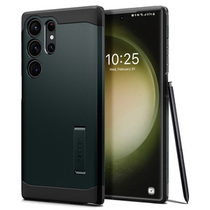 Etui Spigen Tough Armor Samsung S23 Ultra Abyss Green Zielony Case