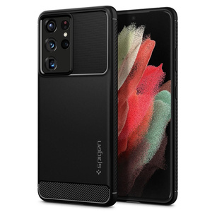 Rugged Armor Galaxy S21 Ultra Matte Black Case