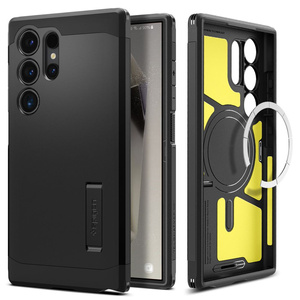 Hülle Spigen Tough Armor MagSafe Samsung Galaxy S24 Ultra Schwarz Case
