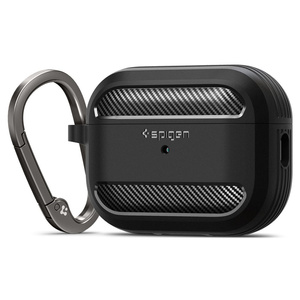 Etui Spigen Rugged Armor Apple AIRPODS PRO 1/2 MATTE ЧОРНИЙ