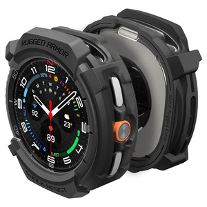 ÉTUI SPIGEN SAMSUNG GALAXY WATCH 8 CLASSIC 46 MM RUGGED ARMOR MAT NOIR