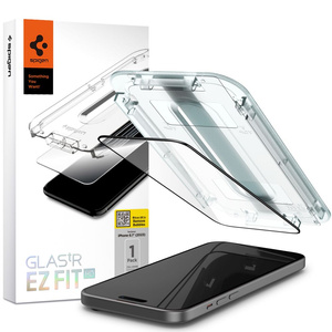 Загартоване скло Spigen Glas.tr "ez Fit" Fc iPhone 15 Чорний