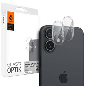 Spigen IPhone ЗАХИСНИЙ ЧОХОЛ ДЛЯ КАМЕРИ OPTIK GLAS.TR ЗАХИСНИЙ ЧОХОЛ ДЛЯ КАМЕРИ 2PACK 16/16 PLUS КРИШТАЛЕВО ЧИСТИЙ