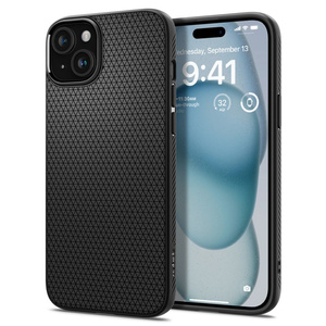 Etui SPIGEN iPhone 15 Liquid Air Matte Black Case