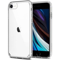 Etui Spigen iPhone SE 2022 2020 7 8 Ultra Hybrid Clear Clear Clear Clear Case