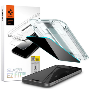 Загартоване скло Spigen Glas.tr "ez Fit" iPhone 15 Плюс конфіденційність