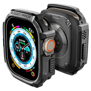 Spigen Rugged Armor Apple Watch ULTRA (49 ММ) MATTE ЧОРНИЙ