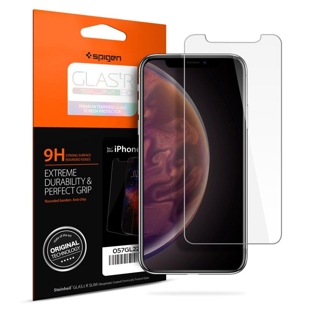 Case Spigen iPhone X XS Ultra Hybrid MATTE Black Glass Shop