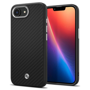 SPIGEN ENZO ARAMID MAG MAGSAFE IPHONE 16E MATE NEGRO