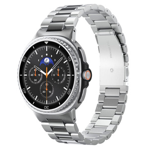 Spigen СУЧАСНИЙ ОБЛЯГАЮЧИЙ РЕМІНЕЦЬ Galaxy Watch 8 / КЛАСИЧНИЙ (40 / 44 / 46 ММ) СРІБЛЯСТИЙ