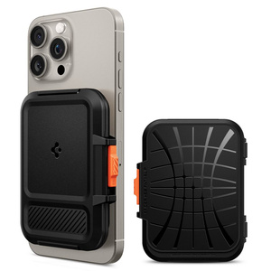 ГАМАНЕЦЬ MagSafe Spigen LOCK FIT УНІВЕРСАЛЬНИЙ ТРИМАЧ ДЛЯ КАРТОК ЧОРНИЙ