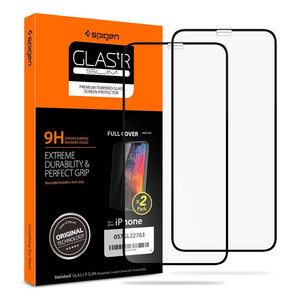 Szkło hartowane Spigen iPhone 11 Pro X / Xs Glass Fc 2-pack Black