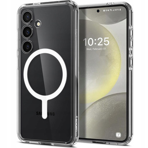 Funda Spigen Crystal Hybrid Onetap Ring MagSafe Samsung Galaxy S24 Blanco