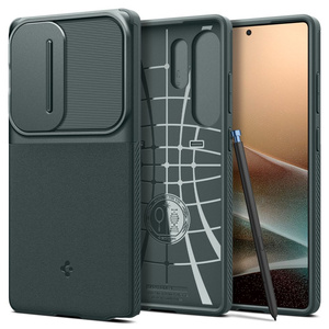 ETUI SPIGEN OPTIK ARMOR SAMSUNG GALAXY S25 ULTRA ABYSS GREEN