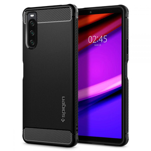 Spigen Rugged Armor SONY XPERIA 10 IV Funda MATTE Funda NEGRO